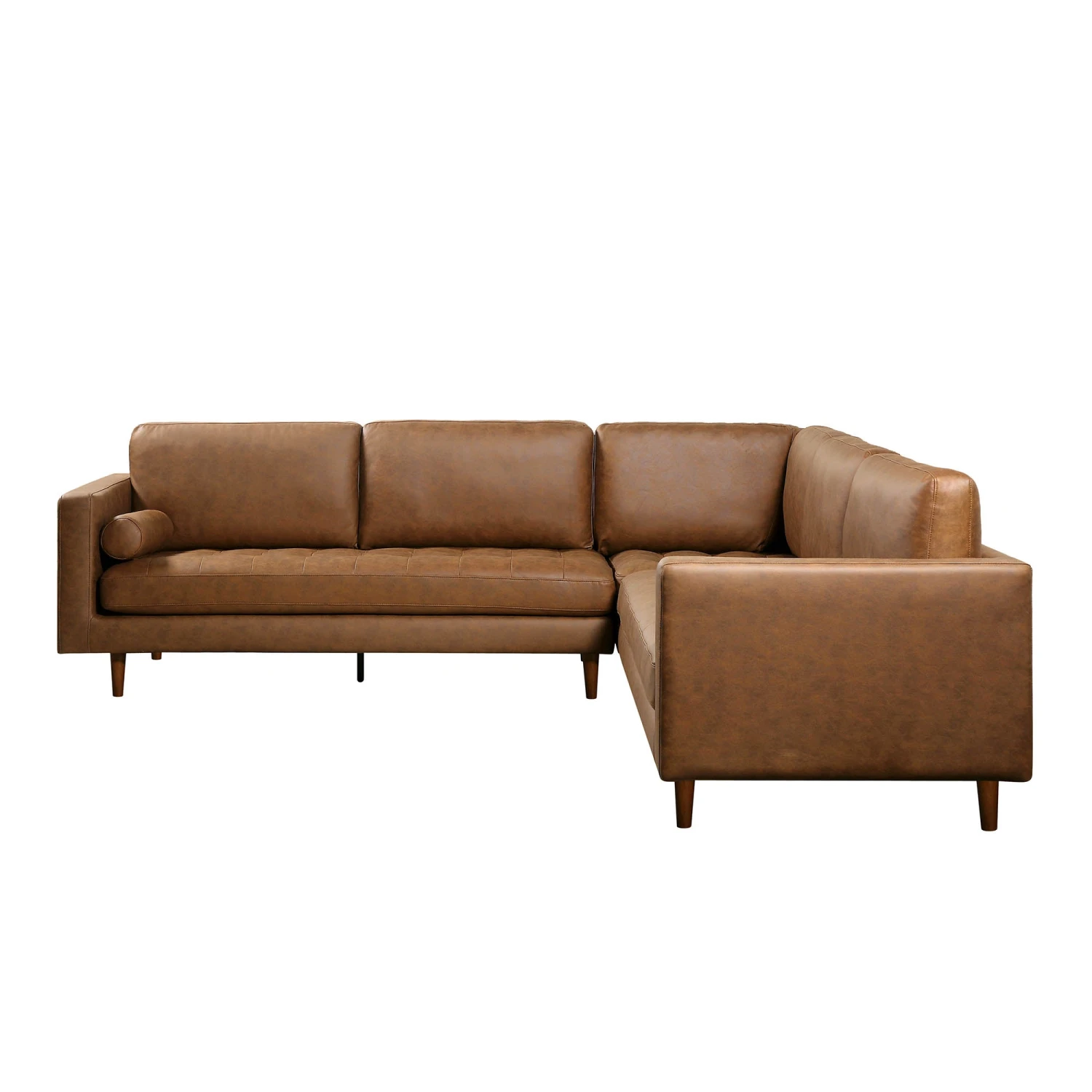 Henrietta 5+Seater Corner Sofa, Tan Faux Suede 11 Henrietta 5+Seater Corner Sofa, Tan Faux Suede - Image 9