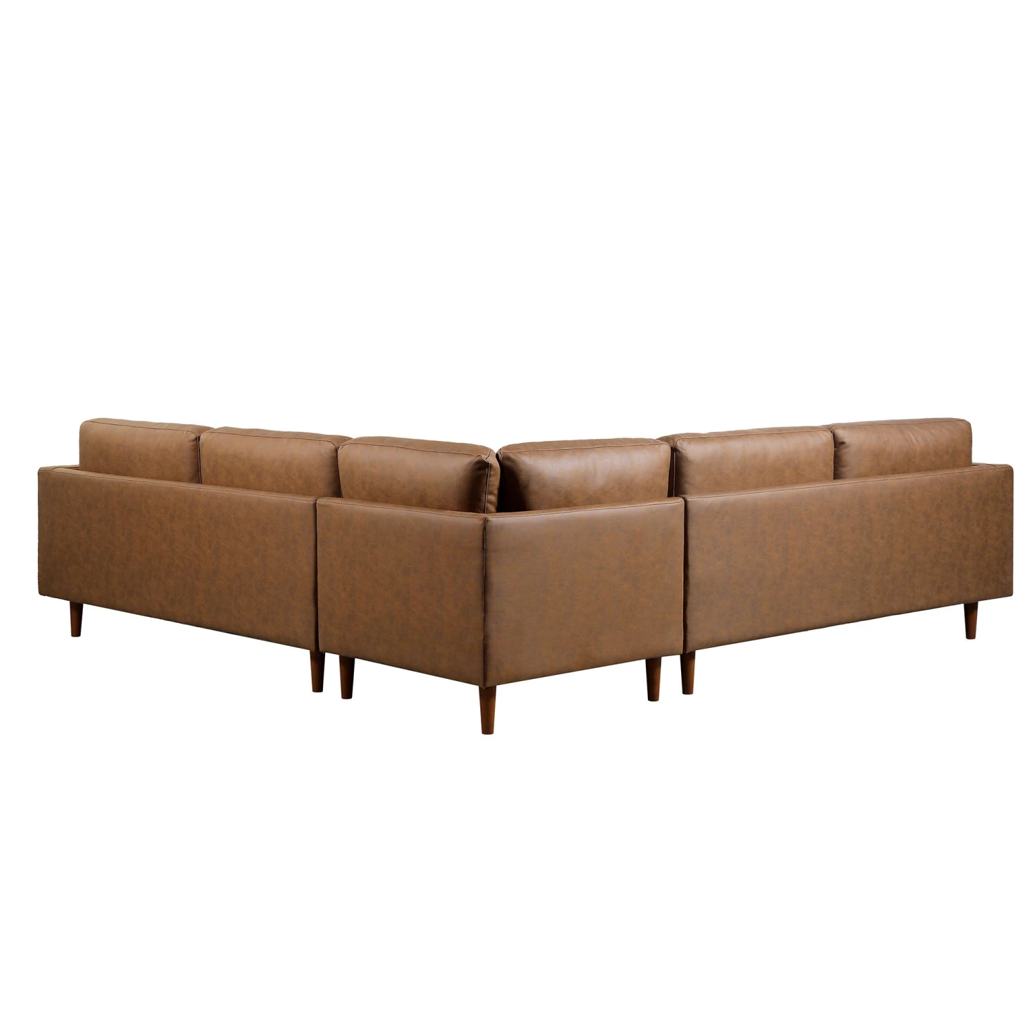 Henrietta 5+Seater Corner Sofa, Tan Faux Suede 13 Henrietta 5+Seater Corner Sofa, Tan Faux Suede - Image 11