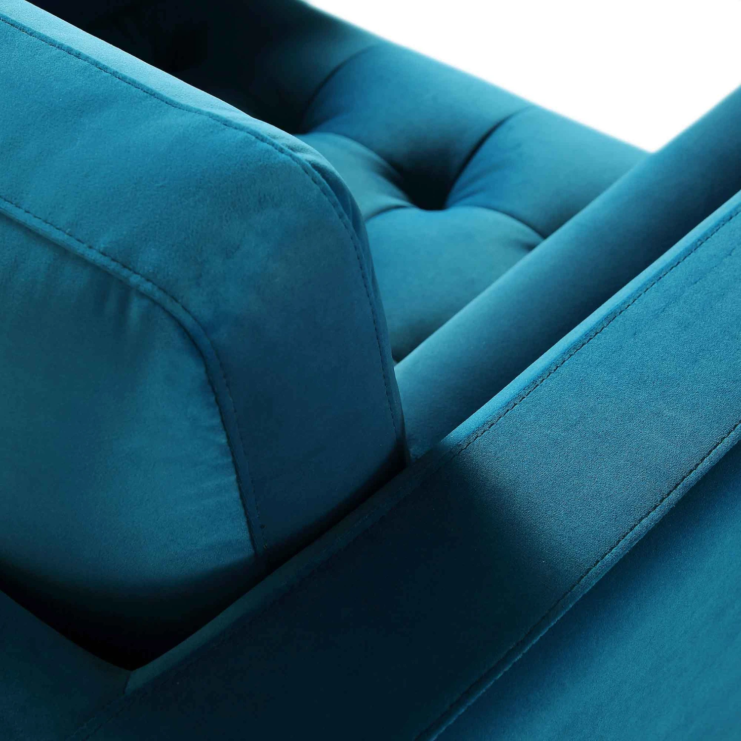 Henrietta Armchair, Teal Velvet 14 Henrietta Armchair, Teal Velvet - Image 12