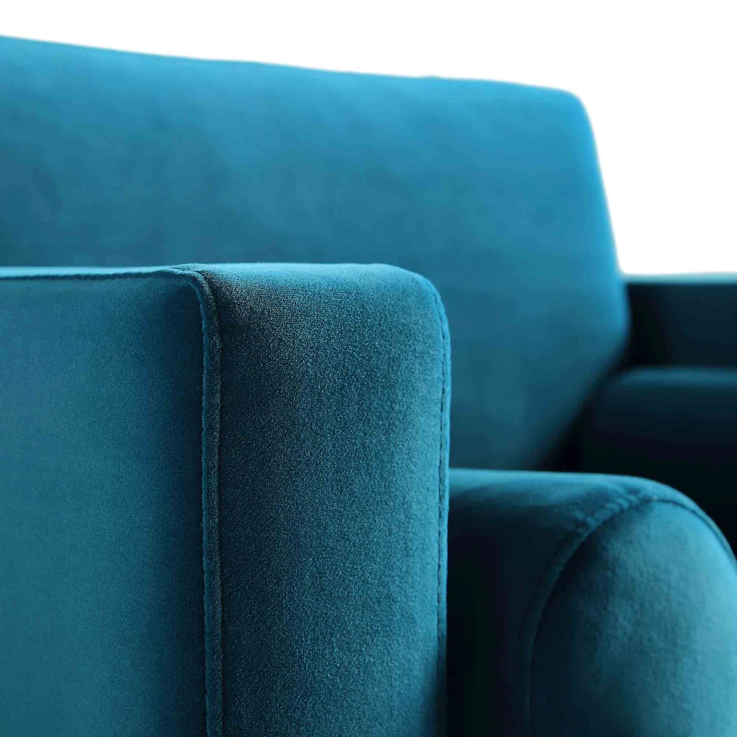 Henrietta Armchair, Teal Velvet 16 Henrietta Armchair, Teal Velvet - Image 14