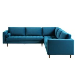 Henrietta 5+Seater Corner Sofa, Teal Velvet 17 Henrietta 5+Seater Corner Sofa, Teal Velvet -Entreprise Cc Shop BOSF 9680 TEAL VELCORNER WB2