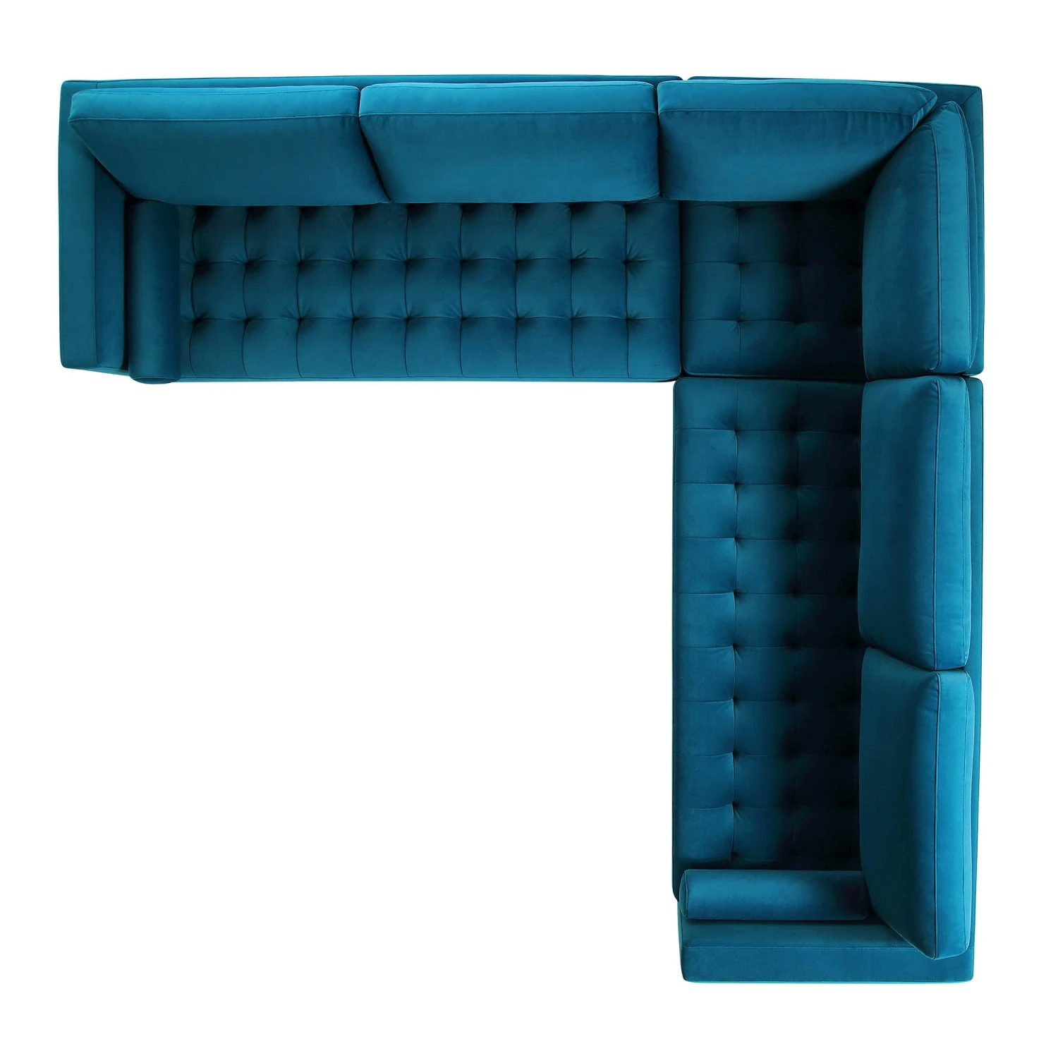 Henrietta 5+Seater Corner Sofa, Teal Velvet 8 Henrietta 5+Seater Corner Sofa, Teal Velvet - Image 6