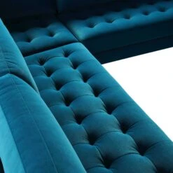 Henrietta 5+Seater Corner Sofa, Teal Velvet 23 Henrietta 5+Seater Corner Sofa, Teal Velvet -Entreprise Cc Shop BOSF 9680 TEAL VELCORNER detail1
