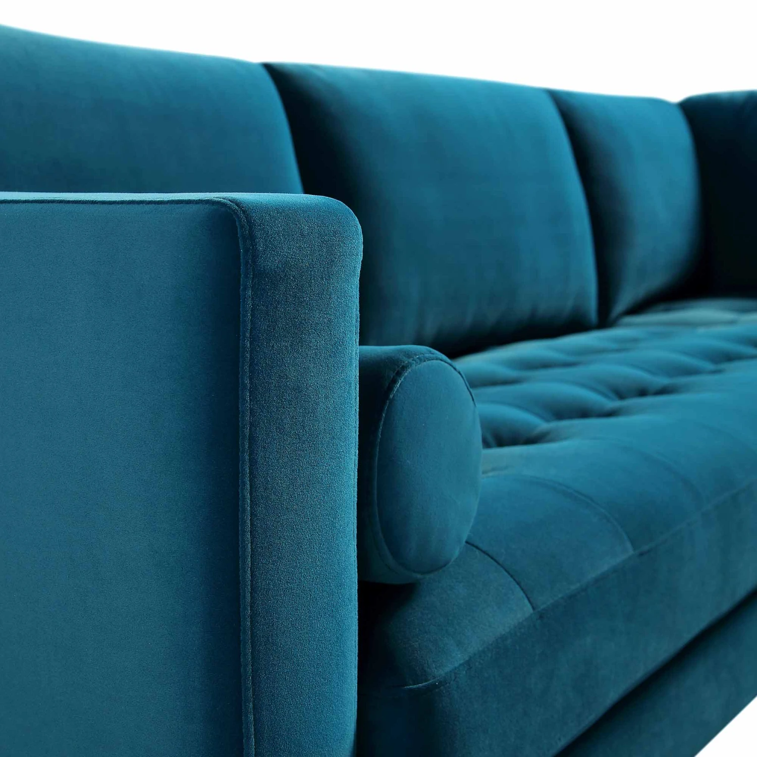 Henrietta 5+Seater Corner Sofa, Teal Velvet 13 Henrietta 5+Seater Corner Sofa, Teal Velvet - Image 11