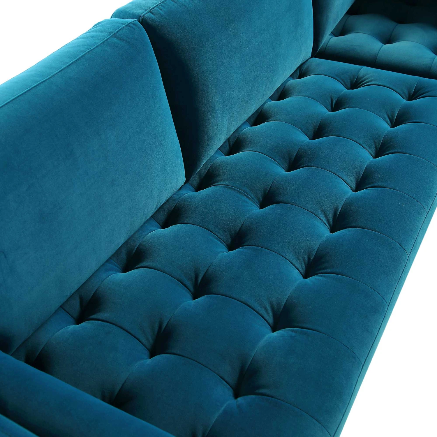 Henrietta 5+Seater Corner Sofa, Teal Velvet 14 Henrietta 5+Seater Corner Sofa, Teal Velvet - Image 12