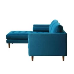 Henrietta Grand 4-Seater LHF Chaise End Sofa, Teal Velvet 21 Henrietta Grand 4-Seater LHF Chaise End Sofa, Teal Velvet -Entreprise Cc Shop BOSF 9680 TEAL VELLHF WB4
