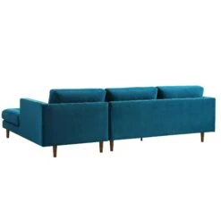 Henrietta Grand 4-Seater RHF Chaise End Sofa, Teal Velvet 20 Henrietta Grand 4-Seater RHF Chaise End Sofa, Teal Velvet -Entreprise Cc Shop BOSF 9680 TEAL VELRHF WB5