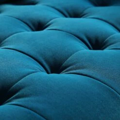 Henrietta 2-Seater Sofa, Teal Velvet -Entreprise Cc Shop BOSF 9680 TEAL VEL detail4