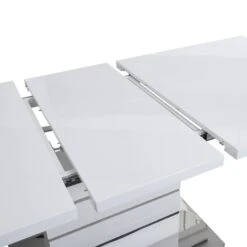 Hayne High Gloss White Extending Dining Table 6 To 8 Seater -Entreprise Cc Shop BSD 019 detail1 3791f68e a19a 48b8 a33a 45f2855f74ea