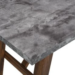 Lambeth Concrete Effect 150cm Dining Table -Entreprise Cc Shop BSD 023 detail1