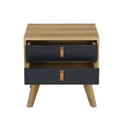Tallis Two Tone Bedside Table With 2 Drawers 13 Tallis Two Tone Bedside Table With 2 Drawers -Entreprise Cc Shop BSD 034 3