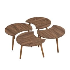 Monza 4-in-1 Walnut Effect Coffee Table -Entreprise Cc Shop BSD 054 4