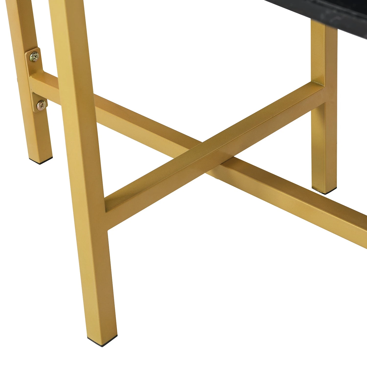 Sarina Black & White Marble Effect Oval Coffee Table 13 Sarina Black & White Marble Effect Oval Coffee Table - Image 11