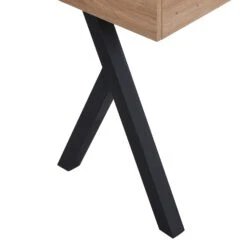 Lytton 1-Drawer Oak Effect Desk With Angled Desk Top 27 Lytton 1-Drawer Oak Effect Desk With Angled Desk Top -Entreprise Cc Shop BSD 060 detail4