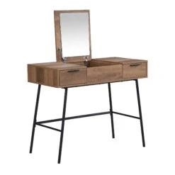 Selwyn Oak Effect Console Dressing Table -Entreprise Cc Shop BSD 062 WB2