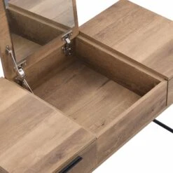 Selwyn Oak Effect Console Dressing Table -Entreprise Cc Shop BSD 062 detail1