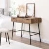 Selwyn Oak Effect Console Dressing Table 2 Selwyn Oak Effect Console Dressing Table -Entreprise Cc Shop BSD 062 main1