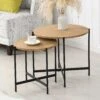 Lewes Oak Set Of 2 Side Tables 2 Lewes Oak Set Of 2 Side Tables -Entreprise Cc Shop BSD 064 main