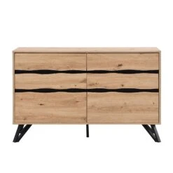 Weston Oak Effect 6 Drawer Chest Of Drawers 22 Weston Oak Effect 6 Drawer Chest Of Drawers -Entreprise Cc Shop BSD 080 OAK 2