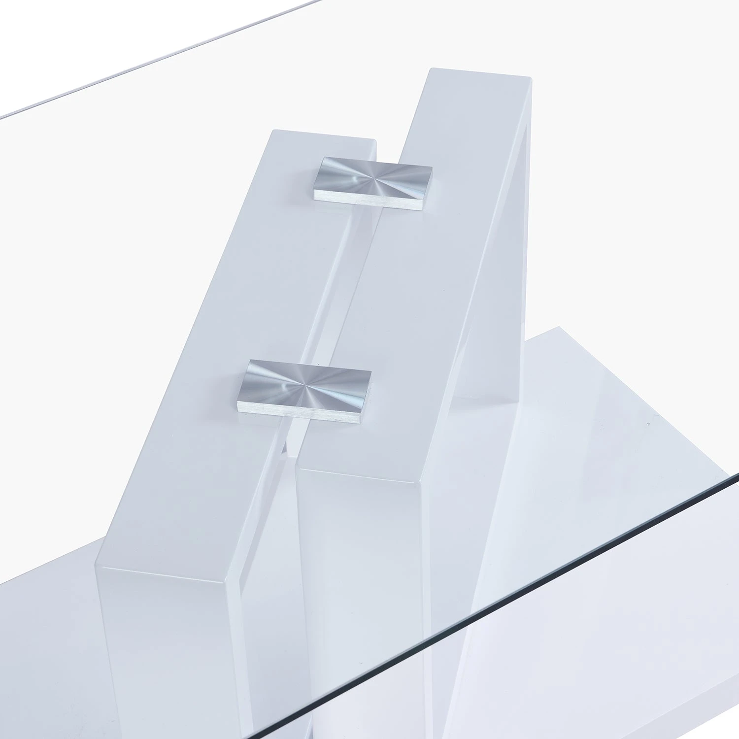 Lucent White High Gloss And Glass Top Coffee Table 10 Lucent White High Gloss And Glass Top Coffee Table - Image 8