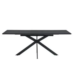 Varden Black Ceramic Extending Dining Table -Entreprise Cc Shop BSD 094 BLACK 1