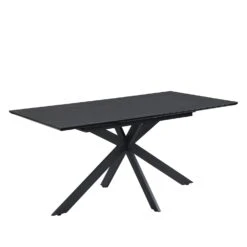 Varden Black Ceramic Extending Dining Table -Entreprise Cc Shop BSD 094 BLACK 4