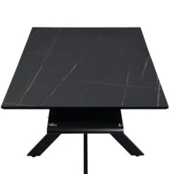 Varden Black Ceramic Extending Dining Table -Entreprise Cc Shop BSD 094 BLACK detail3