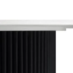 Maru Ceramic Top Black Pedestal Round Dining Table 19 Maru Ceramic Top Black Pedestal Round Dining Table -Entreprise Cc Shop BSD 137 BLACK detail3