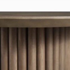 Maru Oak Round Side Table, Silver Oak 18 Maru Oak Round Side Table, Silver Oak -Entreprise Cc Shop BSD 139 SILK detail2