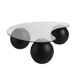 Sveti Curved Glass Coffee Table, Black 18 Sveti Curved Glass Coffee Table, Black -Entreprise Cc Shop BSD 142 BLACK WB2