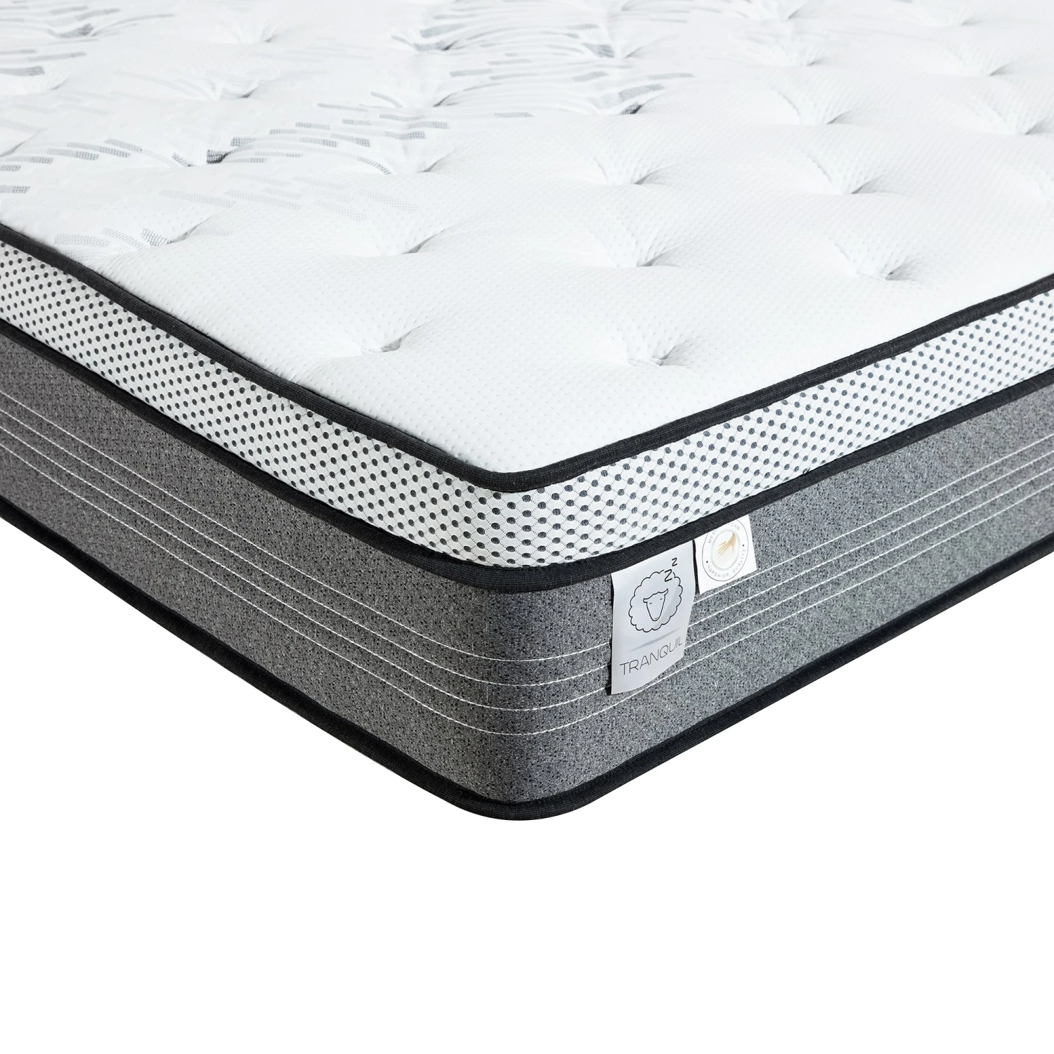TRANQUIL Harvey Pocket Sprung With Memory Foam, Hybrid Deluxe Mattress 6 TRANQUIL Harvey Pocket Sprung With Memory Foam, Hybrid Deluxe Mattress - Image 4