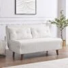 Algo Sofabed With Cushions In Beige Teddy Fabric 2 Seater -Entreprise Cc Shop D021B BEIGE TEDDY main