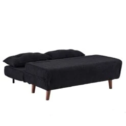 Algo Sofabed With Cushions In Charcoal Teddy Fabric 2 Seater 28 Algo Sofabed With Cushions In Charcoal Teddy Fabric 2 Seater -Entreprise Cc Shop D021B CHARCOAL TEDDY WB7