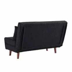 Algo Sofabed With Cushions In Charcoal Teddy Fabric 2 Seater 29 Algo Sofabed With Cushions In Charcoal Teddy Fabric 2 Seater -Entreprise Cc Shop D021B CHARCOAL TEDDY WB8