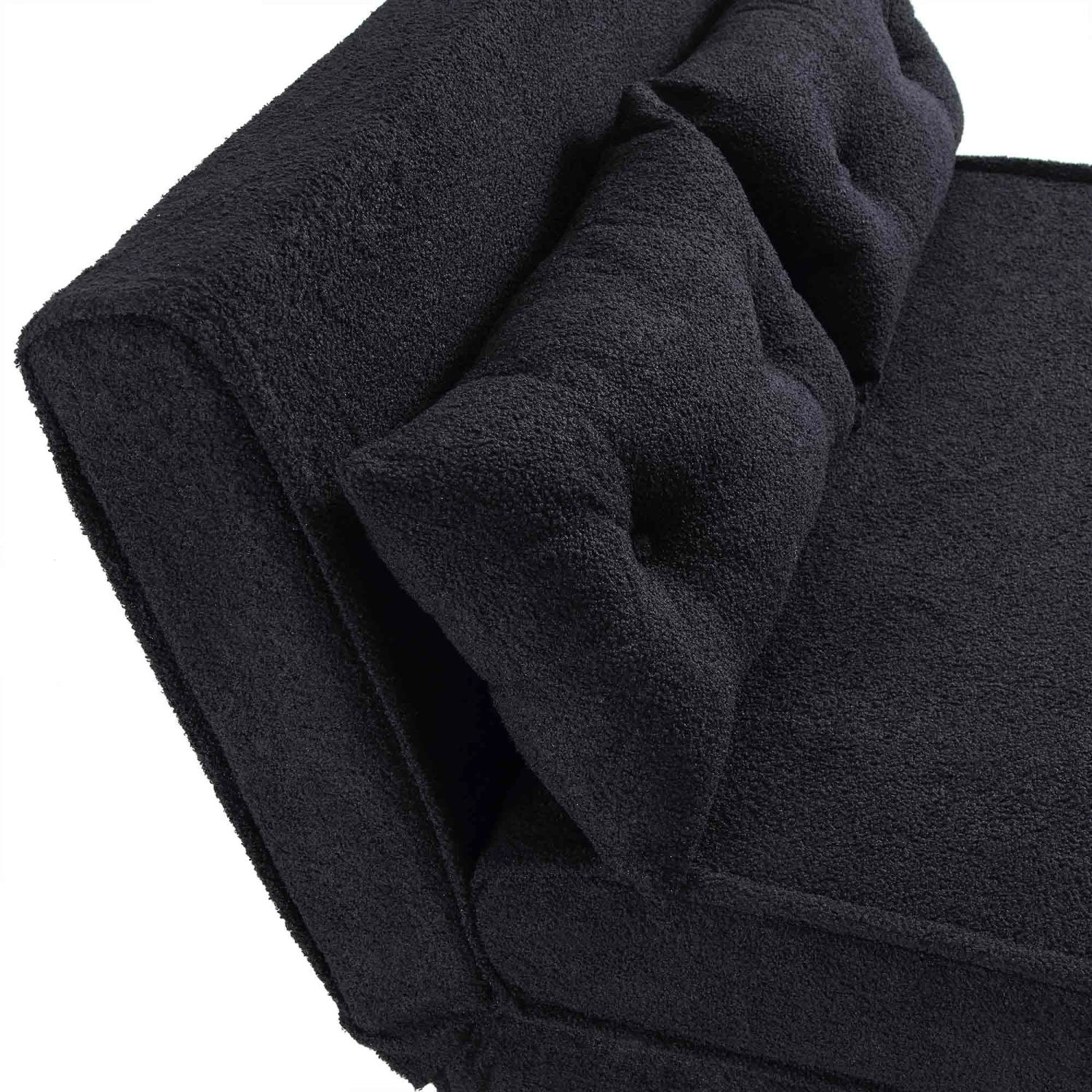 Algo Sofabed With Cushions In Charcoal Teddy Fabric 2 Seater 16 Algo Sofabed With Cushions In Charcoal Teddy Fabric 2 Seater - Image 14