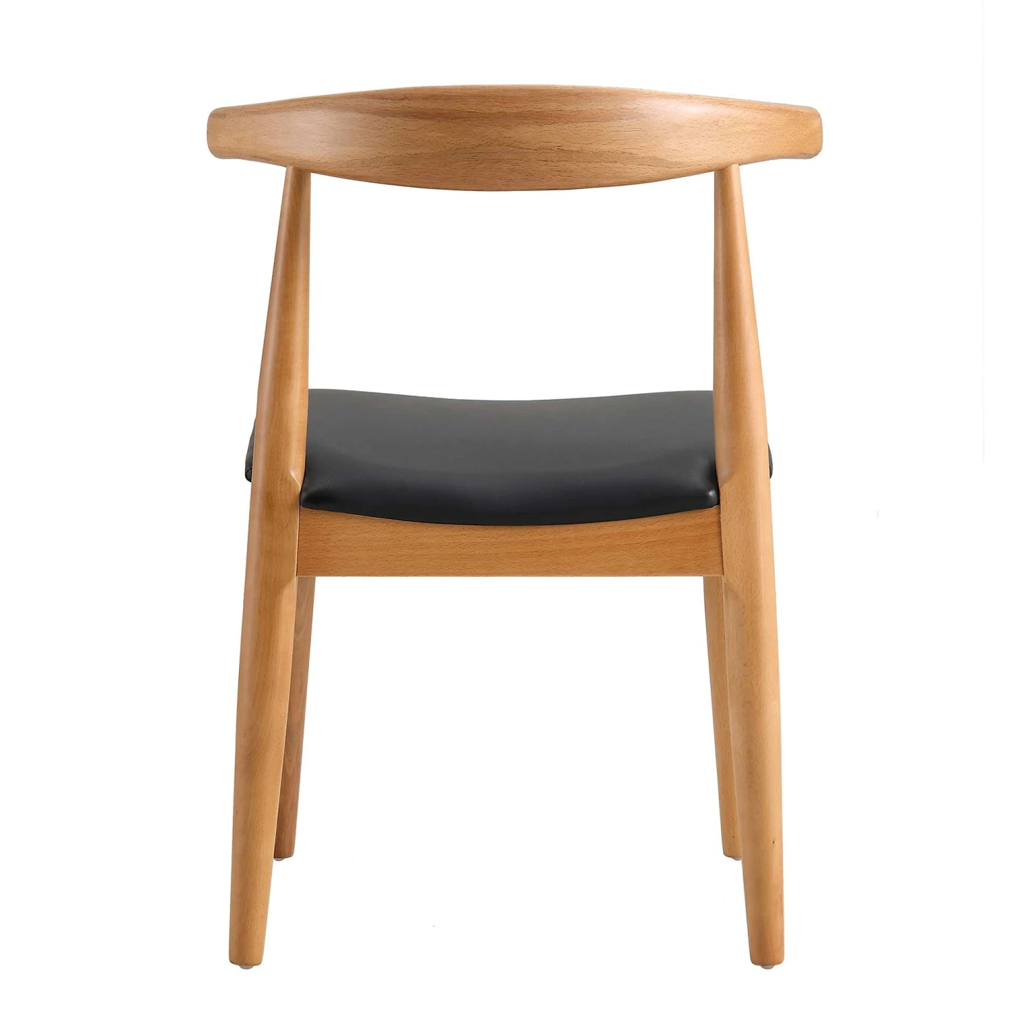 Arley Set Of 2 Beech Wood Dining Chairs, Natural And Black 11 Arley Set Of 2 Beech Wood Dining Chairs, Natural And Black - Image 9