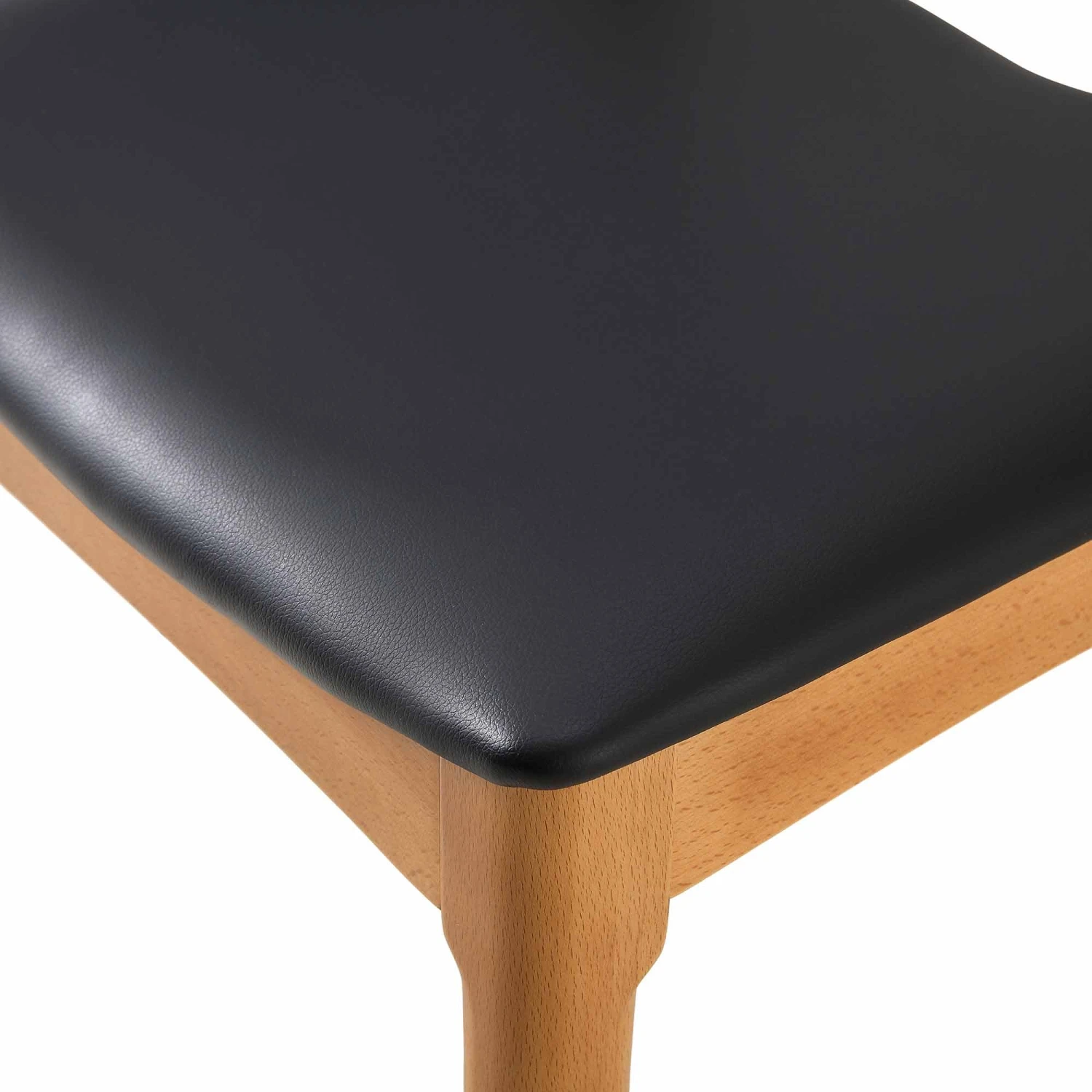 Arley Set Of 2 Beech Wood Dining Chairs, Natural And Black 14 Arley Set Of 2 Beech Wood Dining Chairs, Natural And Black - Image 12