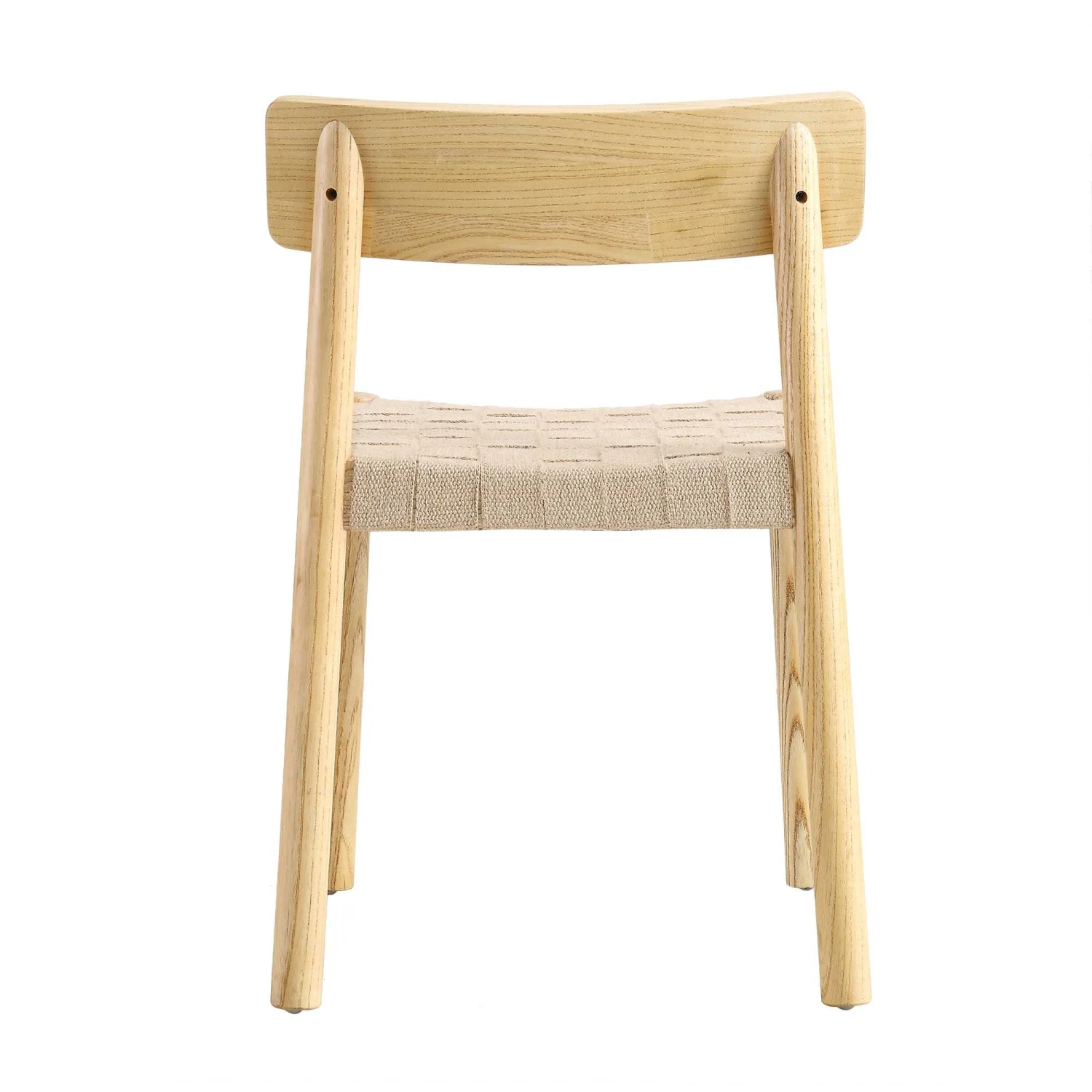 Ditton Set Of 2 Elm Wood And Jute Dining Chairs, Natural 10 Ditton Set Of 2 Elm Wood And Jute Dining Chairs, Natural - Image 8