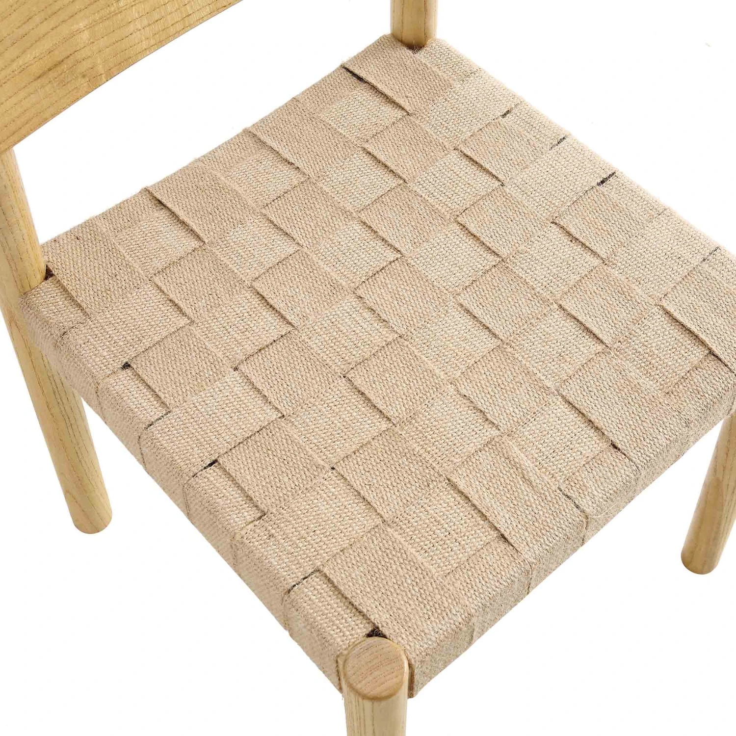 Ditton Set Of 2 Elm Wood And Jute Dining Chairs, Natural 12 Ditton Set Of 2 Elm Wood And Jute Dining Chairs, Natural - Image 10