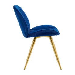 Set Of 2 Cosford Diamond Stitch Dining Chairs (Blue Velvet) 13 Set Of 2 Cosford Diamond Stitch Dining Chairs (Blue Velvet) -Entreprise Cc Shop DCH 2092B BLUEVEL 2P3