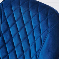 Set Of 2 Cosford Diamond Stitch Dining Chairs (Blue Velvet) 17 Set Of 2 Cosford Diamond Stitch Dining Chairs (Blue Velvet) -Entreprise Cc Shop DCH 2092B BLUEVEL 2P detail2
