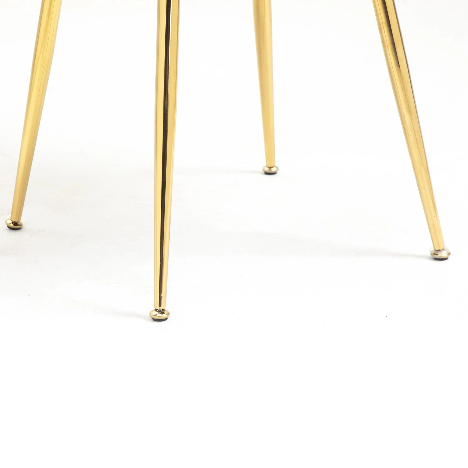 Milverton Pair Of 2 Velvet Dining Chairs With Golden Chrome Legs (Mustard) 14 Milverton Pair Of 2 Velvet Dining Chairs With Golden Chrome Legs (Mustard) - Image 12