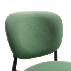 Kelmarsh Set Of 2 Grass Green Velvet Upholstered Dining Chairs -Entreprise Cc Shop DCH 2128 GRASS VEL 2P detail1