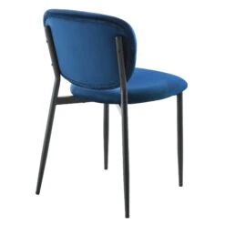 Kelmarsh Set Of 2 Navy Blue Velvet Upholstered Dining Chairs 20 Kelmarsh Set Of 2 Navy Blue Velvet Upholstered Dining Chairs -Entreprise Cc Shop DCH 2128 NAVY VEL 2P WB5