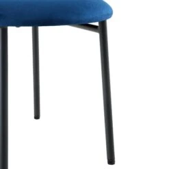 Donna Set Of 2 Navy Blue Velvet Dining Chairs 23 Donna Set Of 2 Navy Blue Velvet Dining Chairs -Entreprise Cc Shop DCH 2149 NAVY VEL 2P detail4