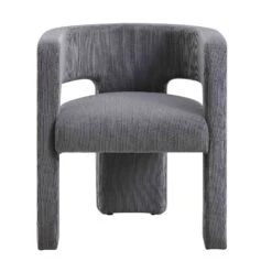 Greenwich Grey Corduroy Dining Chair -Entreprise Cc Shop DCH 2159 GREY CORD WB1