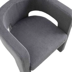 Greenwich Grey Corduroy Dining Chair -Entreprise Cc Shop DCH 2159 GREY CORD detail1