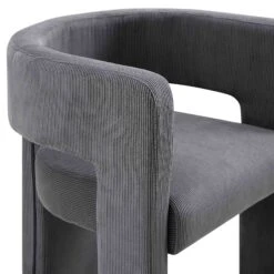 Greenwich Grey Corduroy Dining Chair -Entreprise Cc Shop DCH 2159 GREY CORD detail2