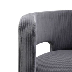 Greenwich Grey Corduroy Dining Chair -Entreprise Cc Shop DCH 2159 GREY CORD detail3