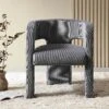 Greenwich Grey Corduroy Dining Chair 2 Greenwich Grey Corduroy Dining Chair -Entreprise Cc Shop DCH 2159 GREY CORD scene1